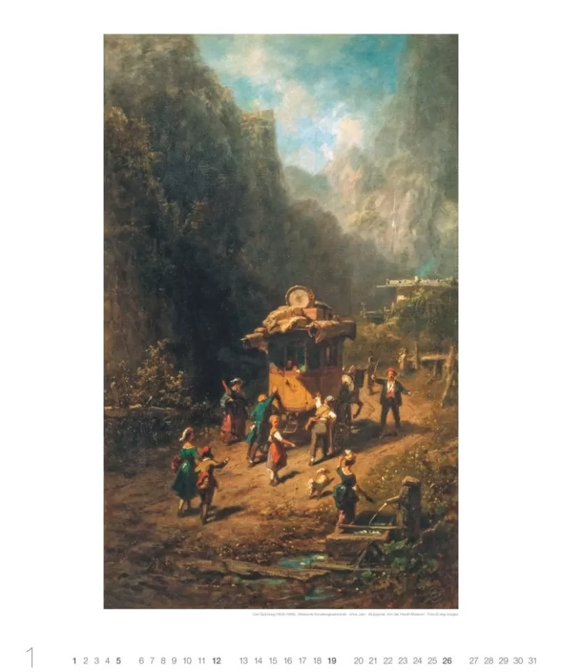 Weingarten Carl Spitzweg Edition Kalender 2025