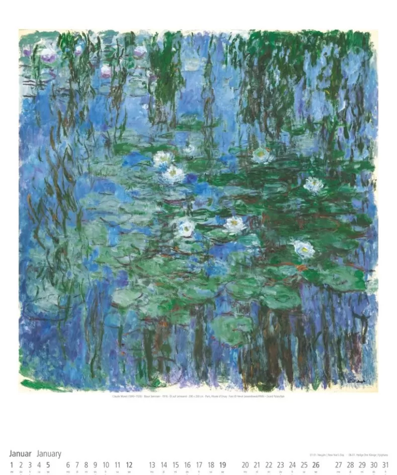 Weingarten Claude Monet Im Garten Kalender 2025